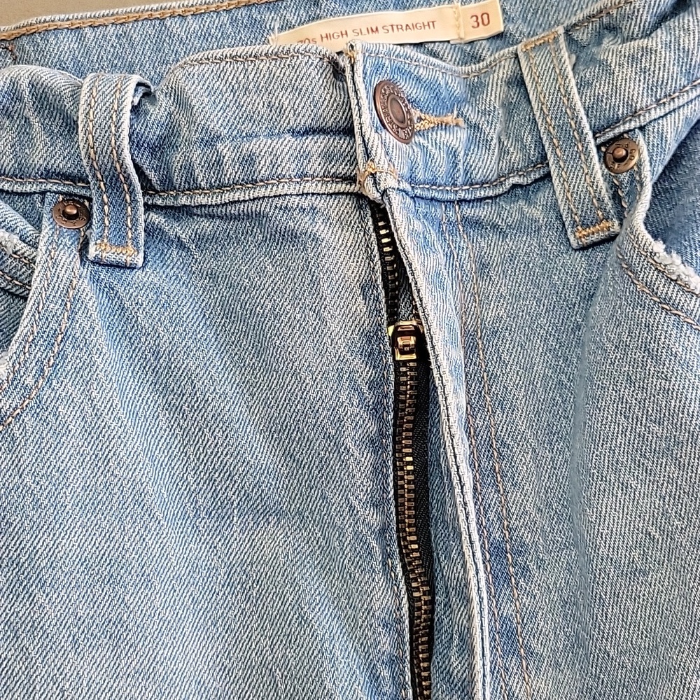 Levi's 70s High Slim Straight Jens Size 30 - Picture 12 of 15